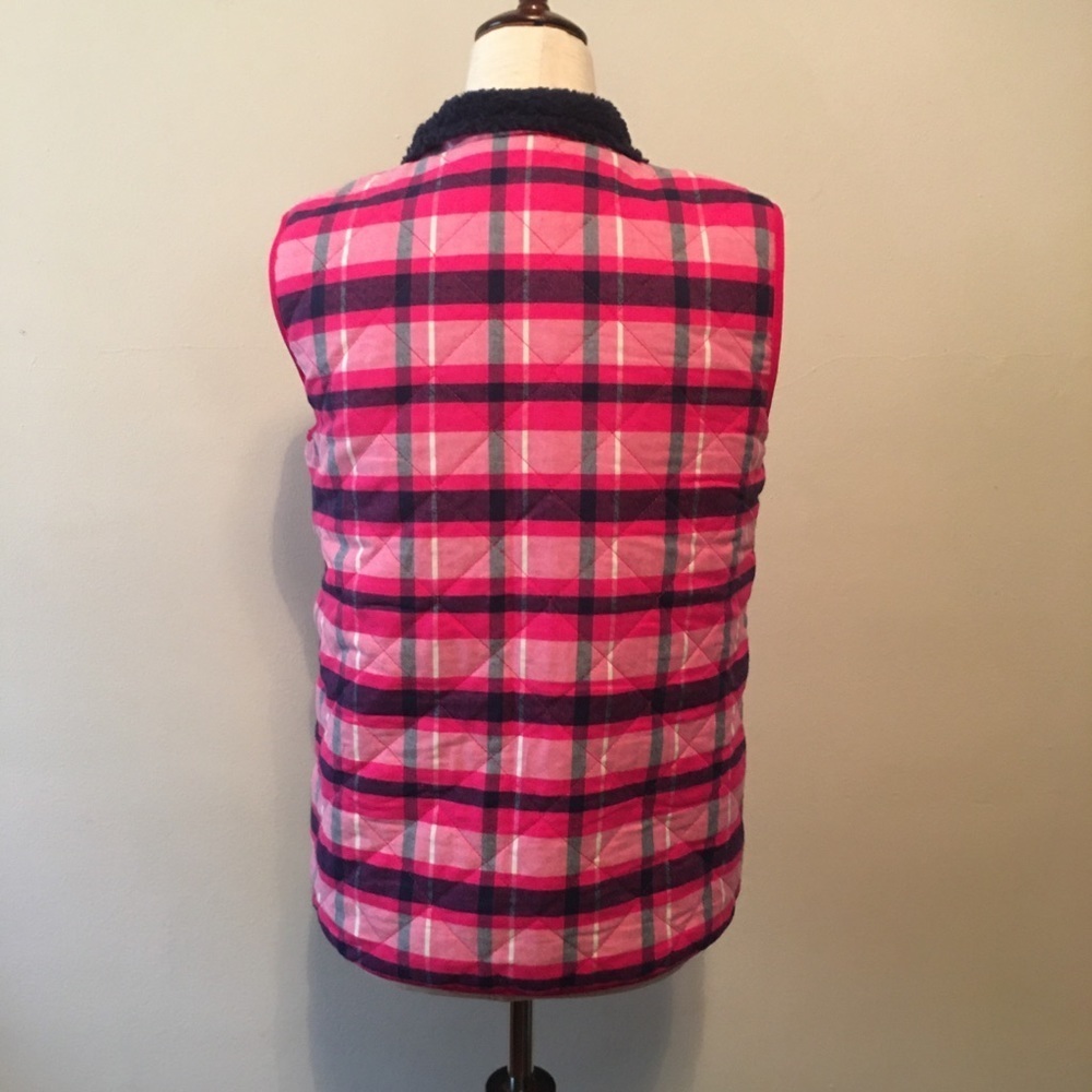 Vineyard Vines Reversible Vest Plaid Size Medium - Picture 6 of 10